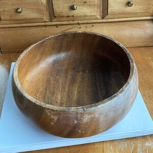 VNTG Monkey pod wood bowl